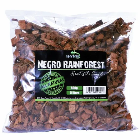 Terrario Negro Rainforest 5l 500g - podłoże zrębki kokosa-1923296