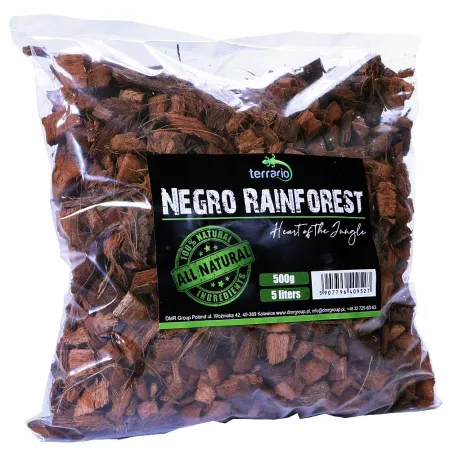 Terrario Negro Rainforest 5l 500g - podłoże zrębki kokosa-1923297