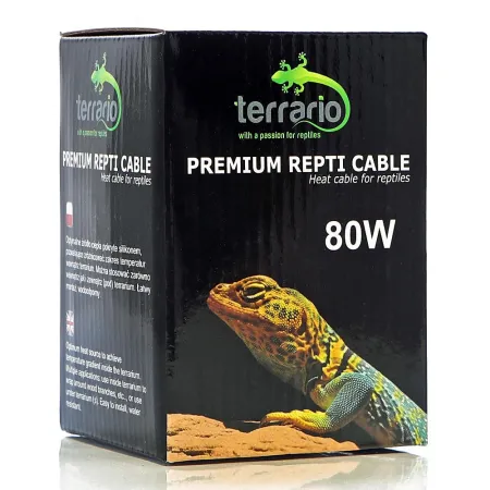 Terrario Premium Repti Cable 80W - wodoodporny kabel grzewczy do terrarium 10,5m