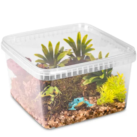 Terrario ReptiBox 19x19x12cm - przeźroczyste terrarium faunarium-1923700