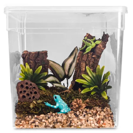 Terrario ReptiBox 19x19x19cm - przeźroczyste terrarium faunarium-1923705