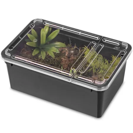 Terrario Reptiland Black 19x12x7,5cm - czarne terrarium faunarium-1923717