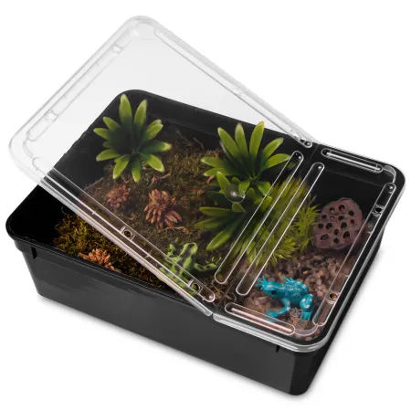 Terrario Reptiland Black 25x19x7,5cm - czarne terrarium faunarium-1923728