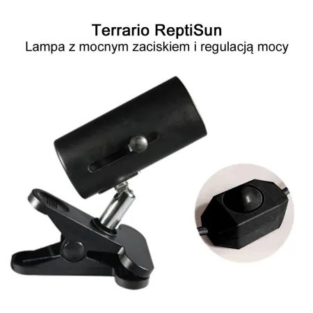Terrario ReptiSun - lampa z uchwytem zaciskowym-1923762