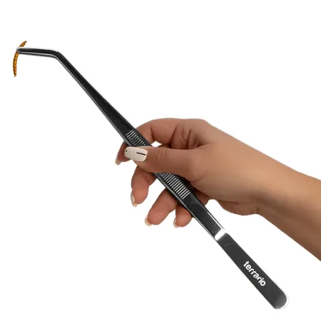 Terrario ViperTweez Bent L - pęseta zagięta 30cm-1924313