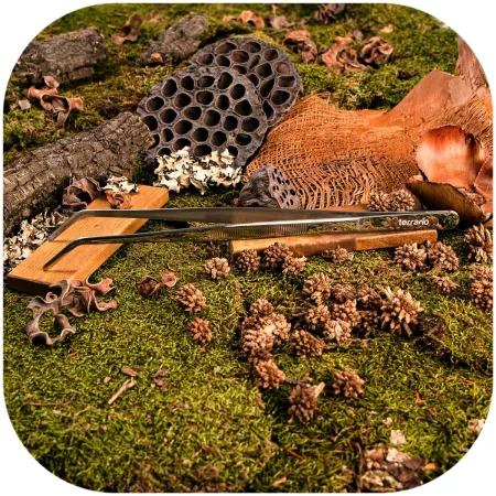 Terrario ViperTweez Bent L - pęseta zagięta 30cm-1924315