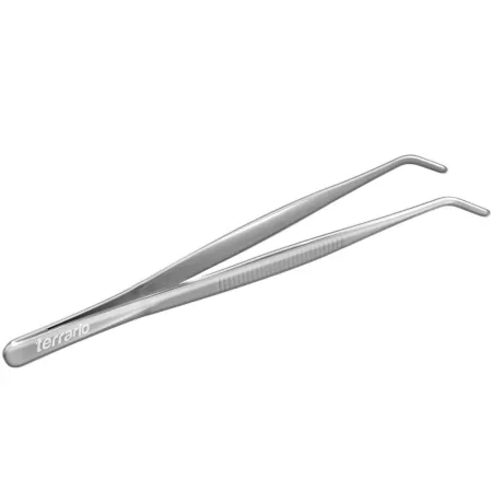 Terrario ViperTweez Bent S - pęseta zagięta 20cm-1924348