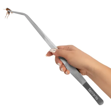 Terrario ViperTweez Bent XL - pęseta zagięta 38cm-1924352