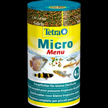 Tetra Micro Menu 100ml - zestaw pokarmów 4 w 1