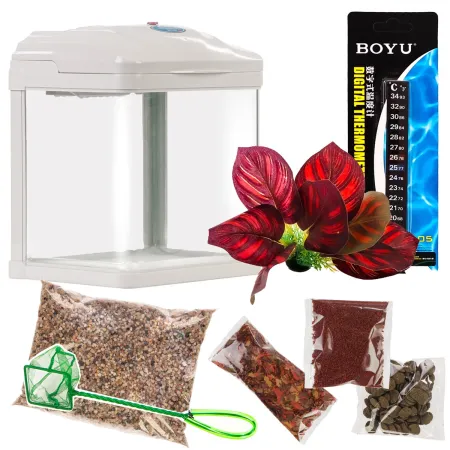 Zestaw SUNSUN Pika-Pika AquaKids Set - akwarium 3l białe-1925956