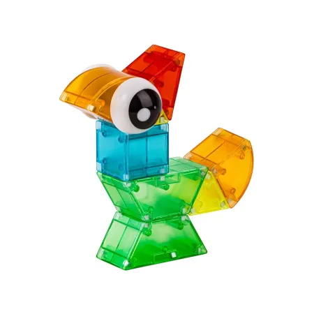 Klocki Magnetyczne, Konstrukcyjne, Świecące Elementy, Figury 3D 64 El. Przecena 1-1926349