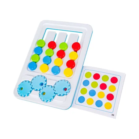 Gra Logiczna Dla Dzieci, Układanka LABIRYNT Cztery Kolory-1926486