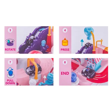 Interaktywny Tor Przeszkód + Pojazdy, Zjazd Samochodowy Parking Zjeżdżalnia-1926628