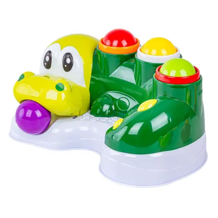 Zręcznościowa gra dla najmłodszych Zbijak, Wbij Piłeczkę, Wesoły Krokodyl-1926680