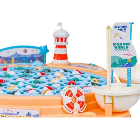 Zręcznościowa gra rodzinna - wędkowanie, łowienie rybek, Stolik-1926693