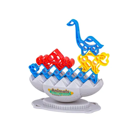 Zręcznościowa Gra Rodzinna, Balansująca Wieża Klocki Zwierzątka Kolorowa Układanka-1926900