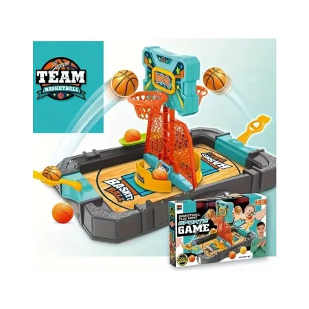 Stołowa Gra Zręcznościowa Koszykówka, Zestaw Do Gry W Mini Koszykówkę-1927241