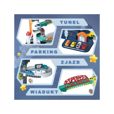 Zjazd Tor Samochodowy Parking Winda Stacja kosmiczna + Pojazdy Przecena 1-1927347