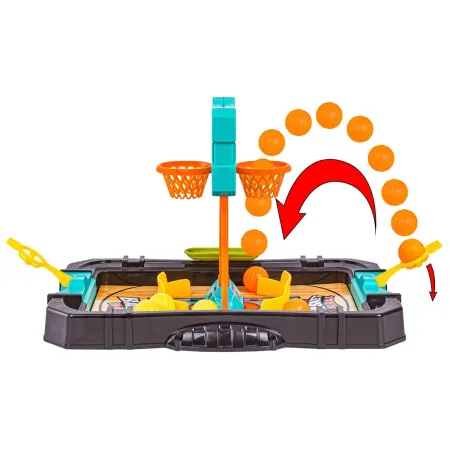 Stołowa Gra Zręcznościowa Koszykówka, Zestaw Do Gry W Mini Koszykówkę-1927392