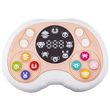Zabawka Na Pamięć KONTROLER BEŻOWY Gamepad Edukacyjna gra dla dzieci Pad Konsola-1927504