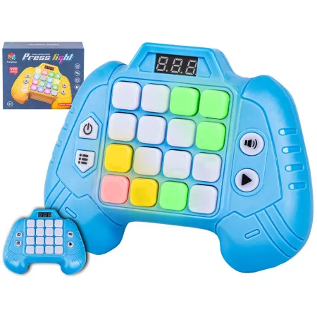 Zabawka Na Pamięć KONTROLER NIEBIESKI Gamepad Edukacyjna gra dla dzieci Pad Konsola Memory 16 klawiszy