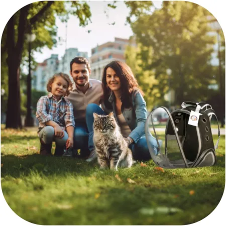 Furrever Friends CatVision Black - plecak transporter dla kota i psa-1927558