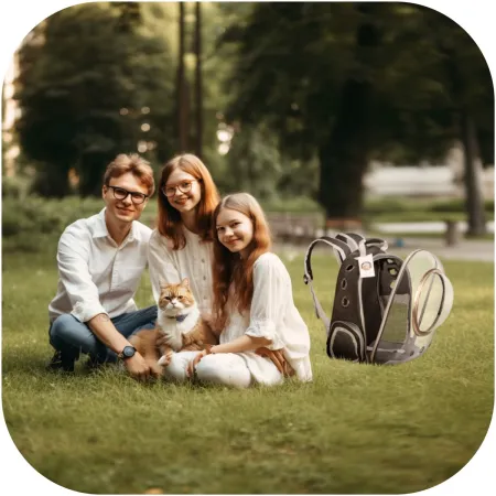 Furrever Friends CatVision UFO Black - plecak transporter dla kota i psa-1927569