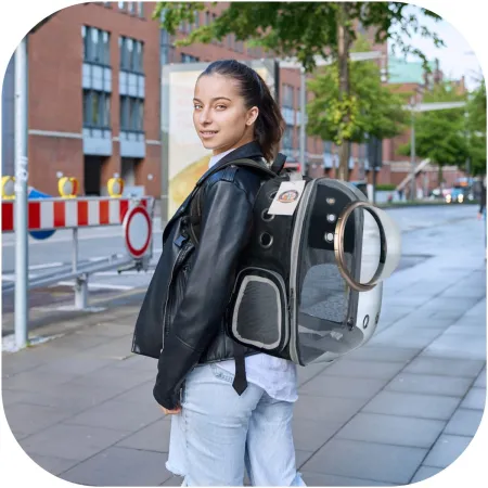 Furrever Friends CatVision UFO Black - plecak transporter dla kota i psa-1927570