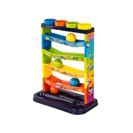Zjeżdżalnia z piłeczkami Młotek Zbijak Tor Kulkowy Kulodrom Zabawka interaktywna Pound and Ball Przecena 1-1927995