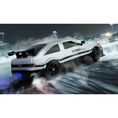 DUŻY Samochód Do Driftu Auto RC Drift 1:16 2,4 GHz PARA DYM Biała Toyota 4WD LED-1928116
