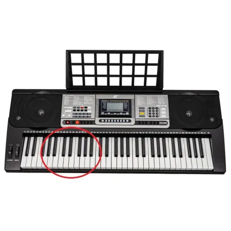 Keyboard Organy 61 Klawiszy Zasilacz MK-816 Z Funkcją Nauki Gry Przecena 13-1928285