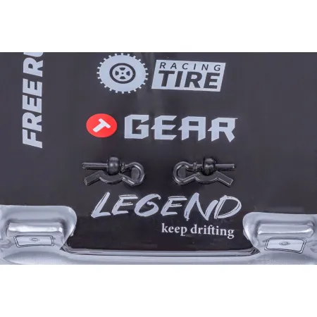 DUŻY Samochód Do Driftu Auto RC Drift 1:16 2,4 GHz PARA DYM Srebrna Toyota 4WD LED-1928601