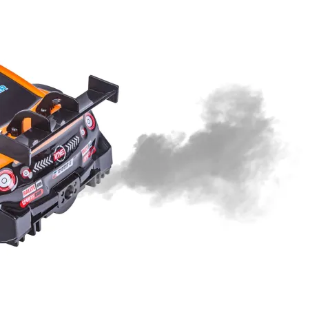 DUŻY Samochód Do Driftu Auto RC Drift 1:16 2,4 GHz PARA DYM 4WD Pomarańczowy Nissan GTR LED-1928617