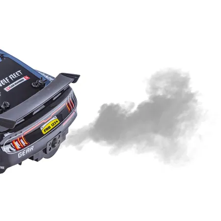 DUŻY Samochód Do Driftu Auto RC Drift 1:16 2,4 GHz PARA DYM Grafitowy Mustang 4WD LED-1928634