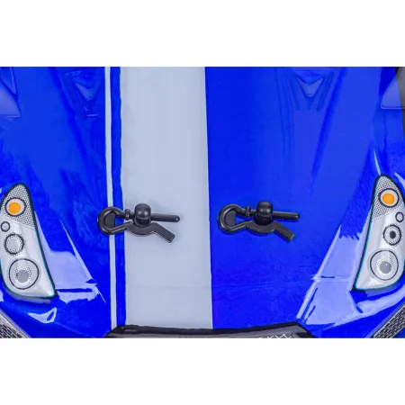 DUŻY Samochód Do Driftu Auto RC Drift 1:16 2,4 GHz PARA DYM 4WD Niebieski Nissan GTR LED-1928687