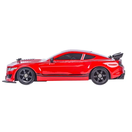 DUŻY Samochód Do Driftu Auto RC Drift 1:16 2,4 GHz PARA DYM Mustang 4WD Czerwony LED-1928700