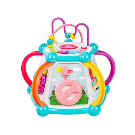 Multikostka Kostka Bryła Piramida Edukacyjna Sensoryczna zabawka dla malucha 7w1-1928821