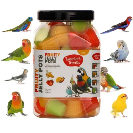 HappyPet Tweeter's Treats Fruity Jelly Pots 60 sztuk - mix smaków-1928955