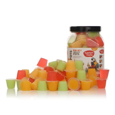 HappyPet Tweeter's Treats Fruity Jelly Pots 60 sztuk - mix smaków-1928956