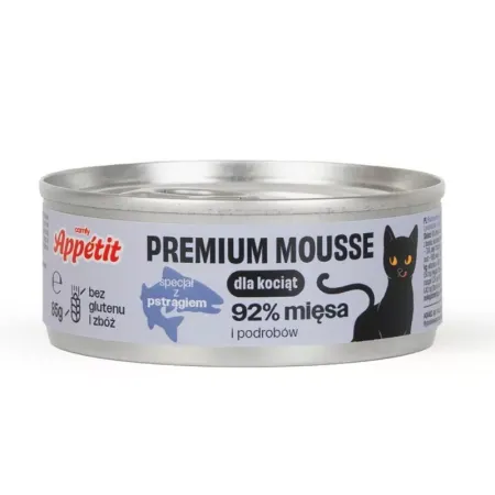 Comfy Appetit Premium Mousse Kitten Pstrąg 85g - karma dla kota o smaku pstrąga