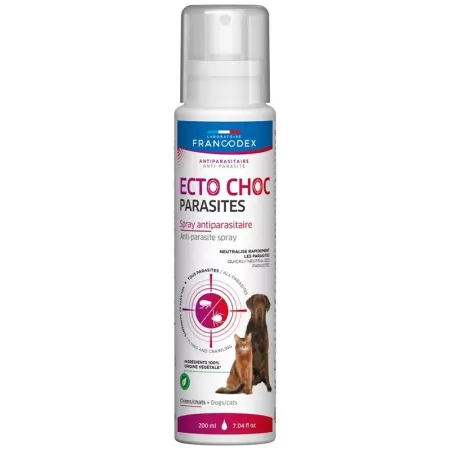 Francodex Echo Choc Parasites Spray Dla Psa i Kota - na pasożyty 200 ml