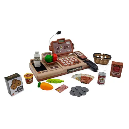 Edukacyjna sklepowa kasa fiskalna - mikrofon, waga, koszyk, akcesoria Przecena 4-1929430