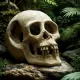 Terrario Human Skull XL - czaszka ludzka do terrarium 15x10x9 cm-1923037