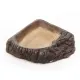 Terrario WoodLake L - rogowa miska na wodę 20x20x4cm-1924518