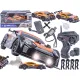 DUŻY Samochód Do Driftu Auto RC Drift 1:16 2,4 GHz PARA DYM 4WD Pomarańczowy Nissan GTR LED