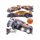 DUŻY Samochód Do Driftu Auto RC Drift 1:16 2,4 GHz PARA DYM 4WD Pomarańczowy Nissan GTR LED-1928619