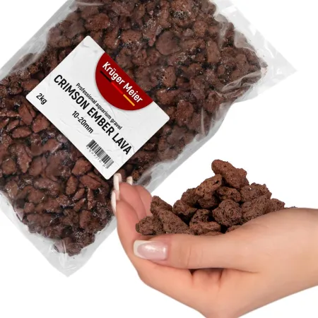 Kruger Meier Crimson Ember Lava 10–20 mm – Lawowe podłoże strukturalne 2 kg-1931713