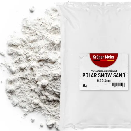 Kruger Meier Polar Snow Sand 0,2-0,8 mm - Piasek do akwarium-1931814