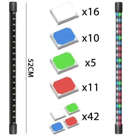 Kruger Meier LAFLORA S-Line 60 - świetlówka LED 52cm-1943043