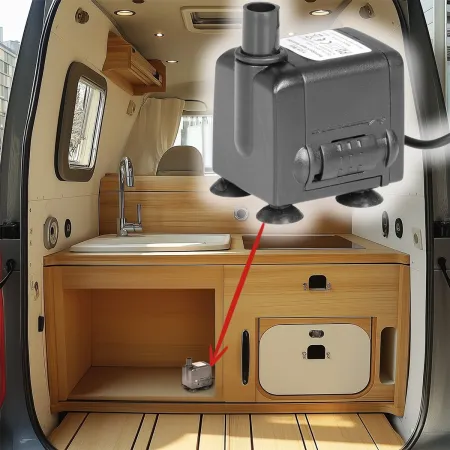 Kruger Meier HydroSpark All Connect - pompa wody 450l/h 12V i 230V-1944833